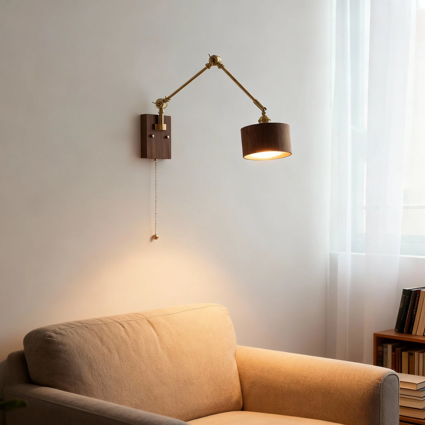 Custom Wall Mounted Reading Lights With Swing arm SY-IW005