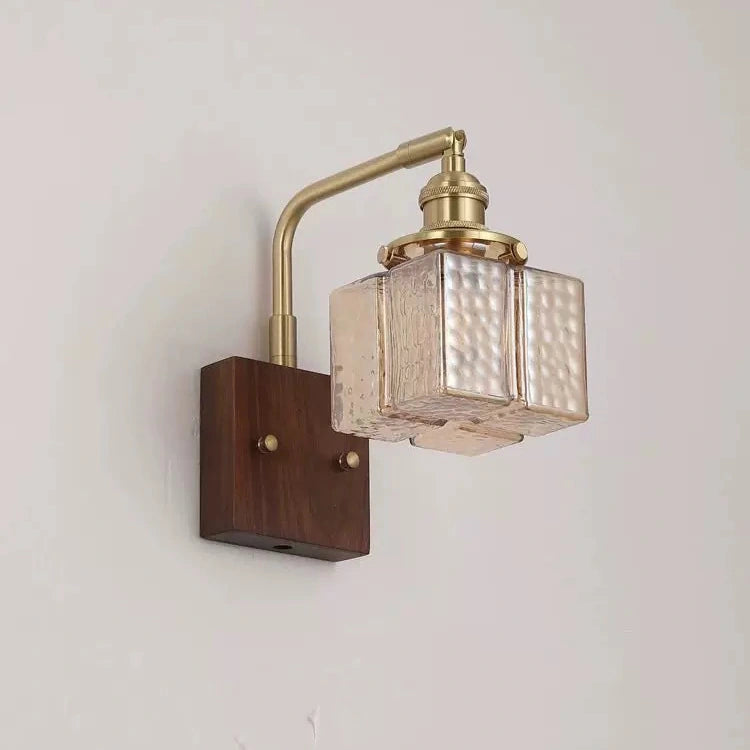 Hardwired Glass Wall Sconces For Bedroom SY-IW006