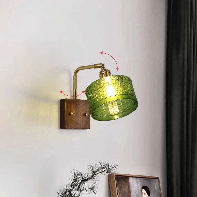 Hardwired Glass Wall Sconces For Bedroom SY-IW006
