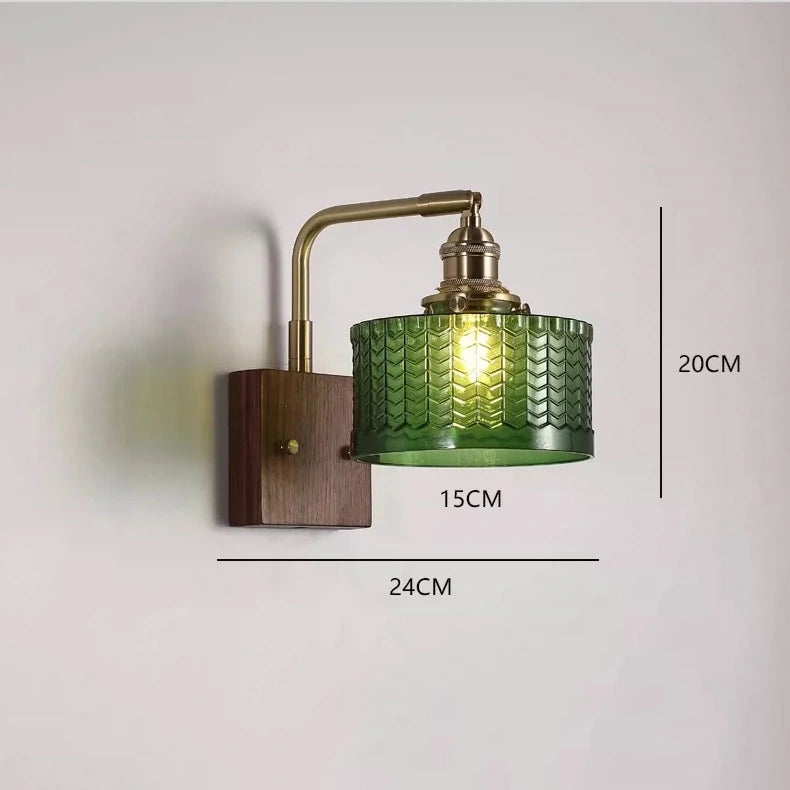 Hardwired Glass Wall Sconces For Bedroom SY-IW006