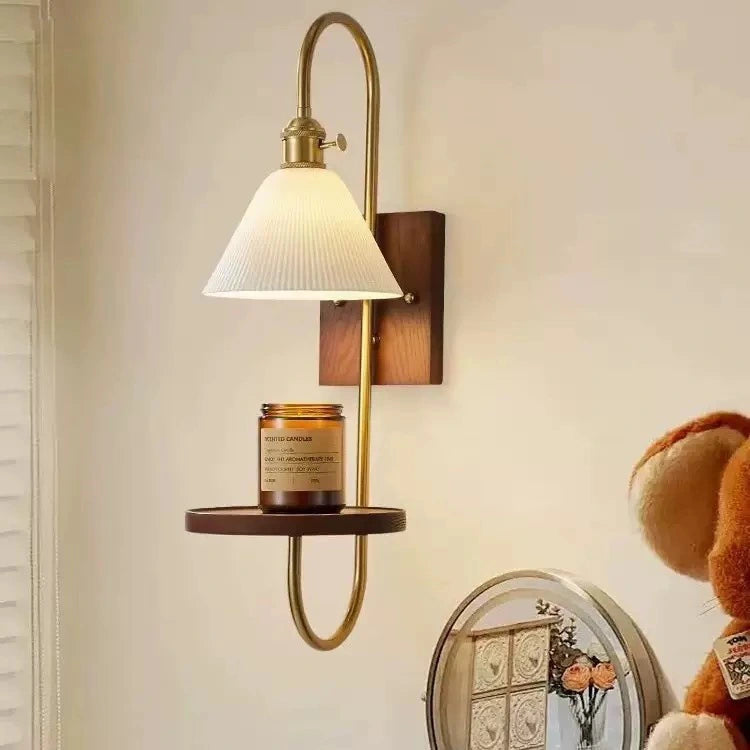 Hardwired Glass Wall Sconces For Bedroom SY-IW006