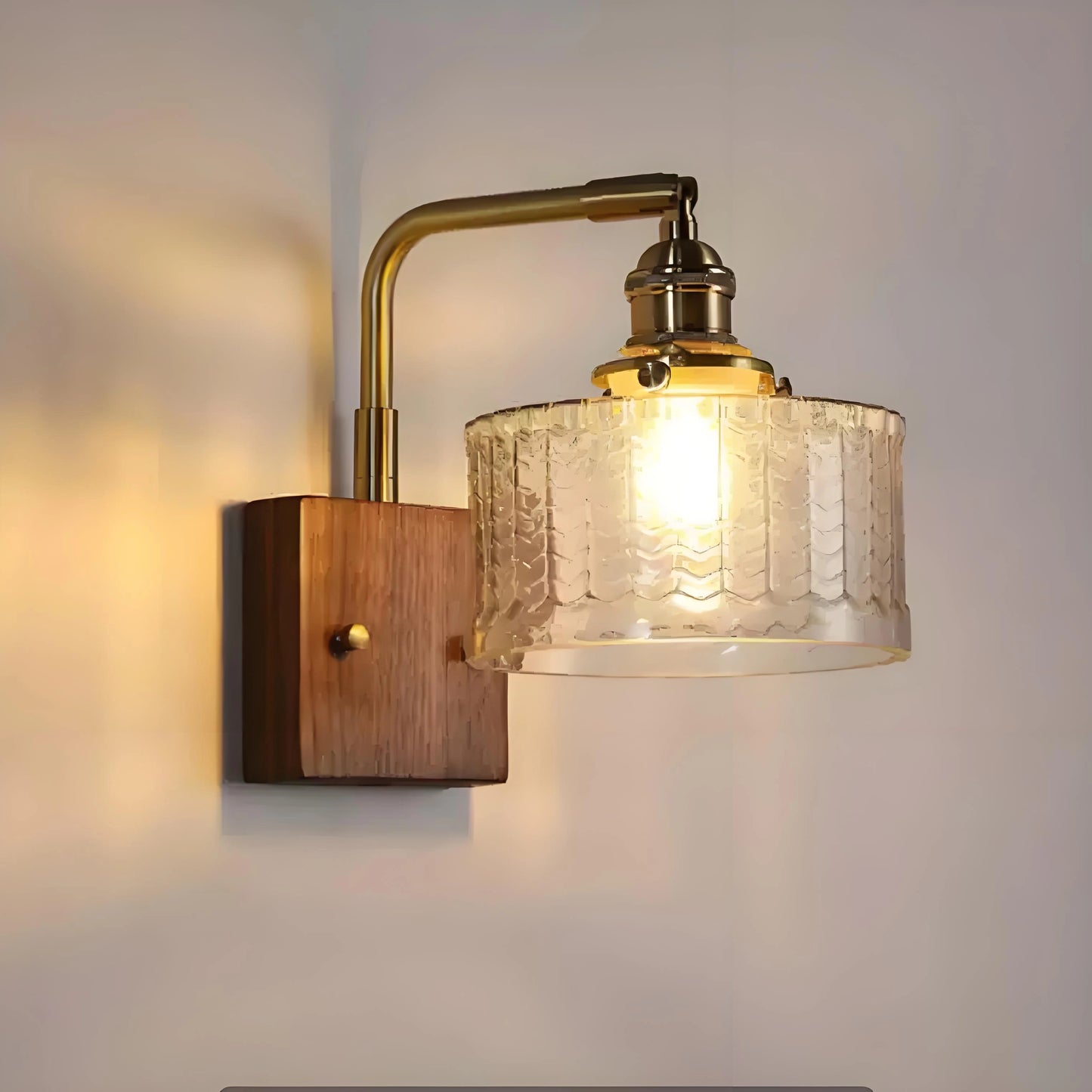 Hardwired Glass Wall Sconces For Bedroom SY-IW006