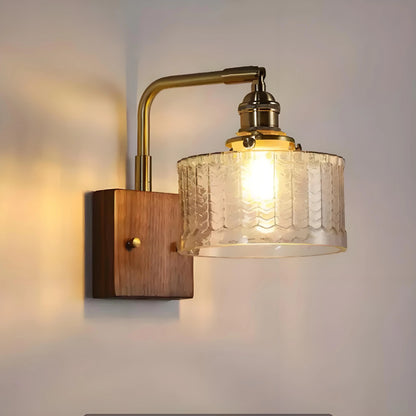 Hardwired Glass Wall Sconces For Bedroom SY-IW006