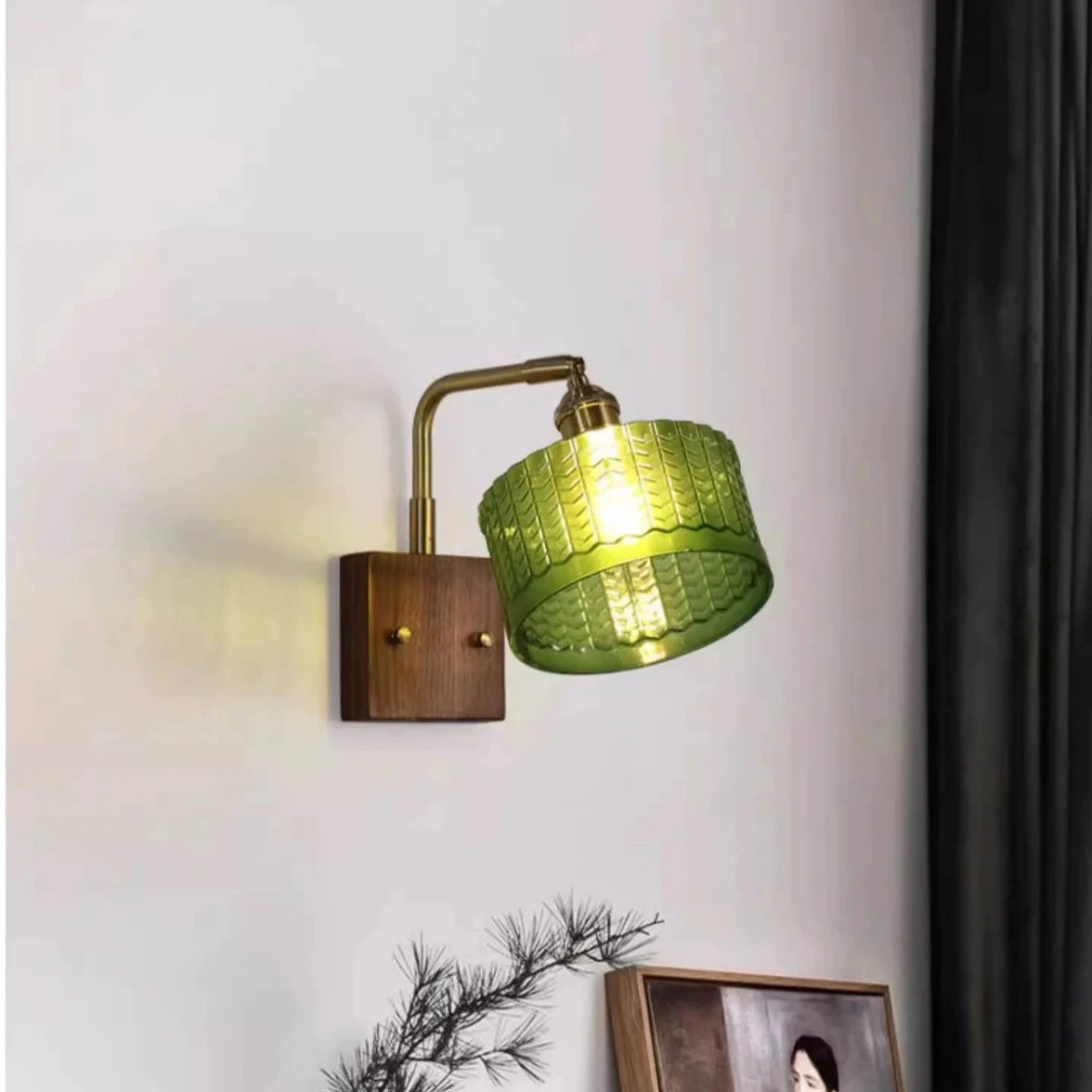 Hardwired Glass Wall Sconces For Bedroom SY-IW006