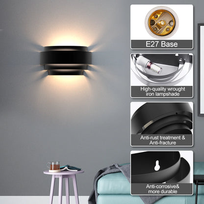 Hallway Wall Mounted Lights Fixtures White / Black SY-8305B