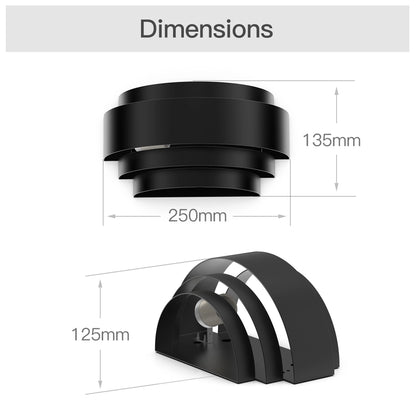 Hallway Wall Mounted Lights Fixtures White / Black SY-8305B