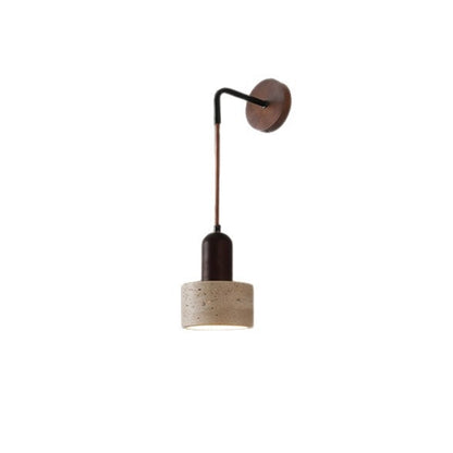 Stone Wood Bedroom Reading Wall Sconces Modern SY-IW011