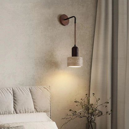 Stone Wood Bedroom Reading Wall Sconces Modern SY-IW011